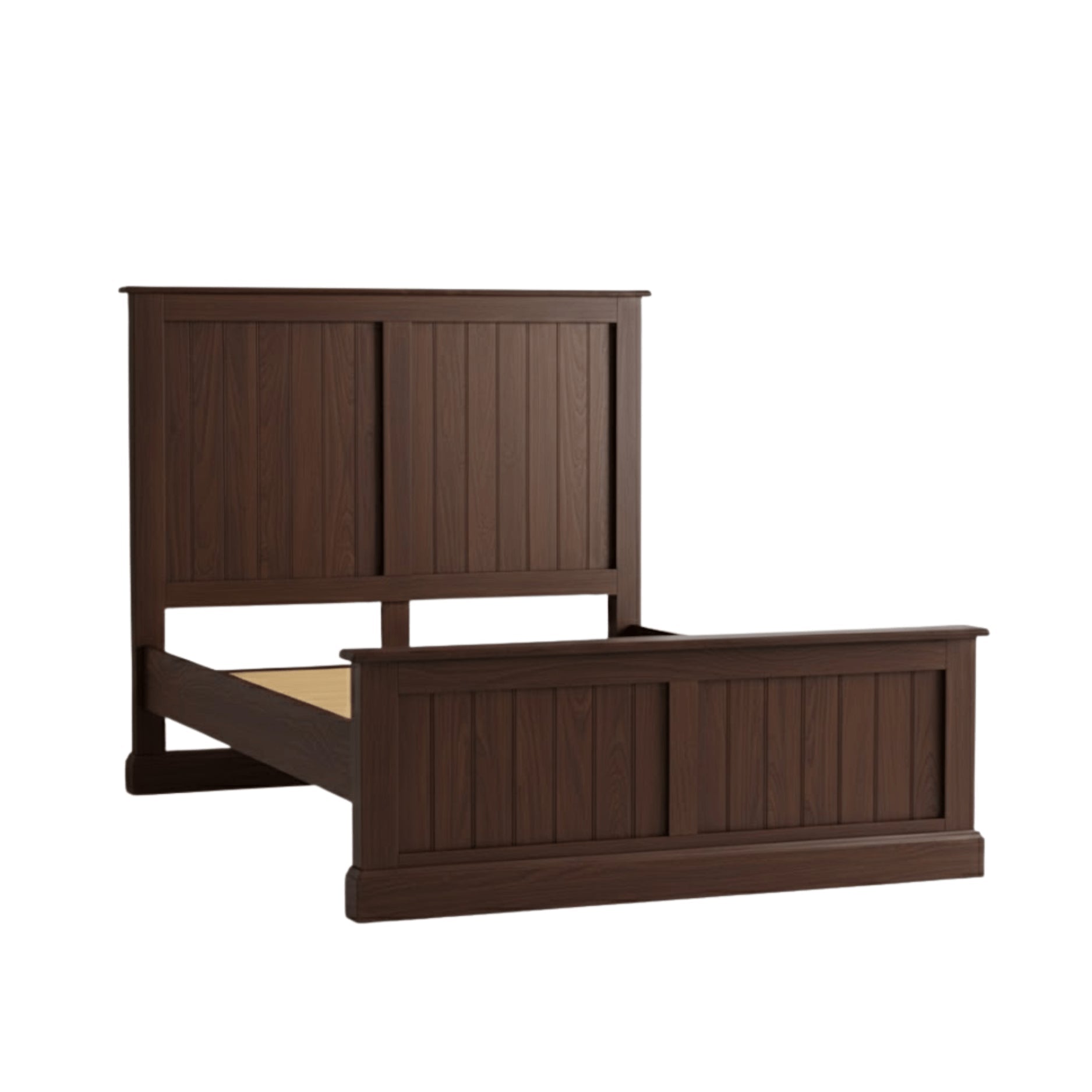 Everton Solid Wood Spindle & Panel Bed Frame - Preston Luxury Furniture -