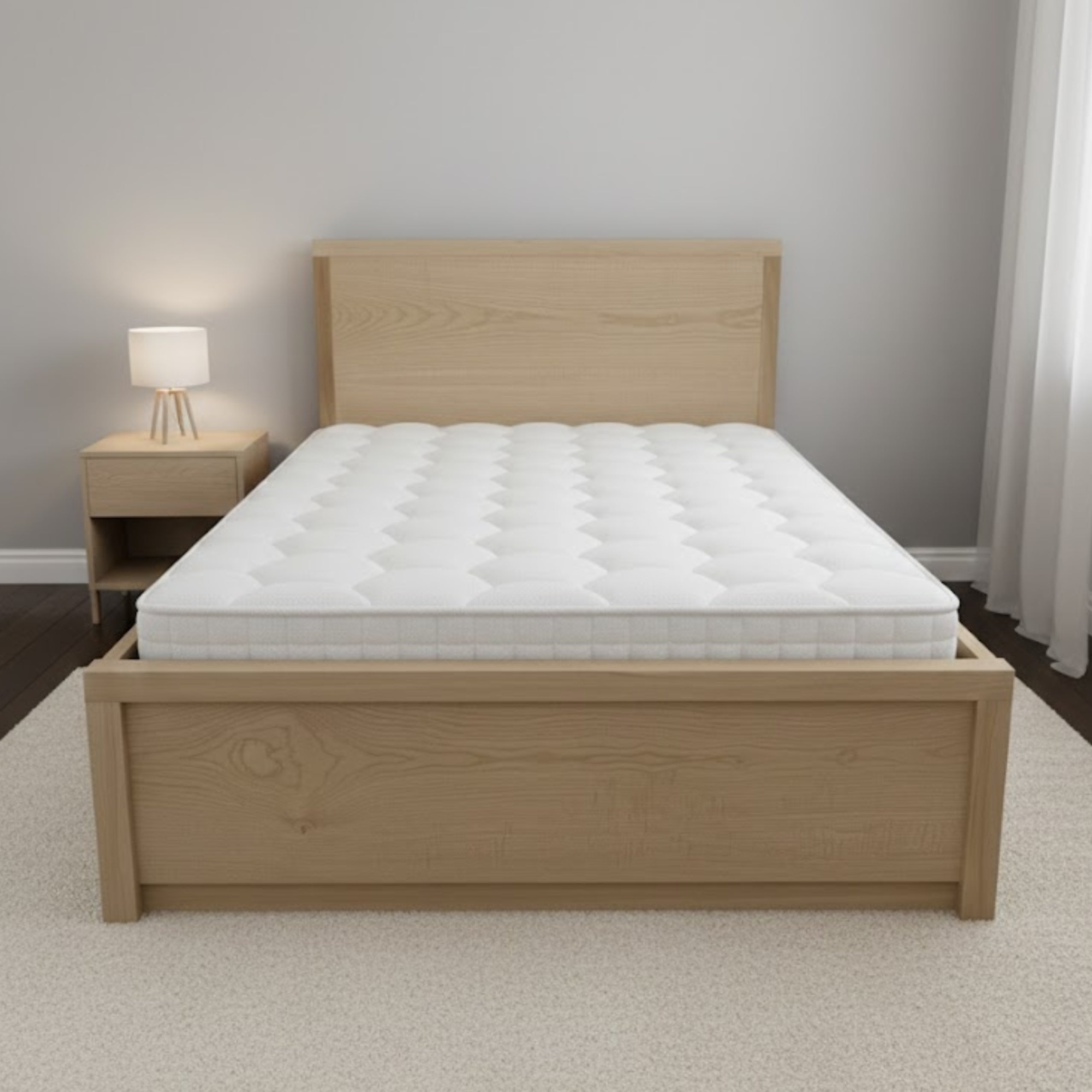 Solid Ash Bed – Preston Luxury Furniture