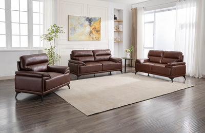 Windsor Premium Brown Leather Sofa