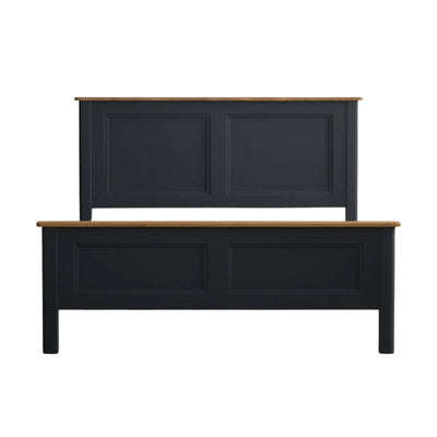 Ashbourne Navy Two Tone Bed - Preston Luxury Furniture
