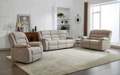 Dallas Electric Comfortable Recliner 3 Seater Sofa - Preston Luxury Furniture