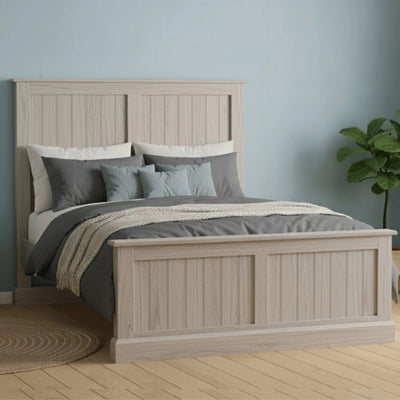Everton Solid Wood Spindle & Panel Bed Frame - Preston Luxury Furniture -
