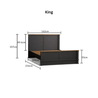 Lawson Oak Painted Bed - Preston Luxury Furniture