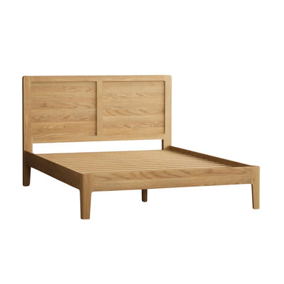 Loxton Solid Oak Double Bed - Preston Luxury Furniture