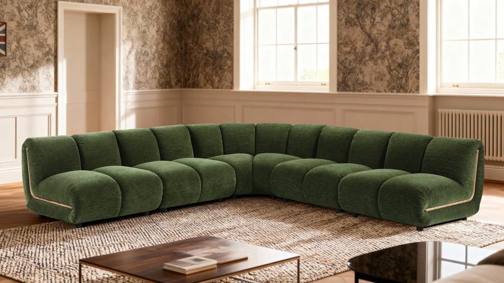 The Arlington Modular Unit - Modern Corner & Flexible Seating Unit - Preston Luxury Furniture -