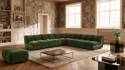 The Arlington Modular Unit - Modern Corner & Flexible Seating Unit - Preston Luxury Furniture -